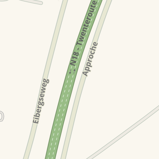 waze livemap - driving directions to aktief kringloop, groenlo