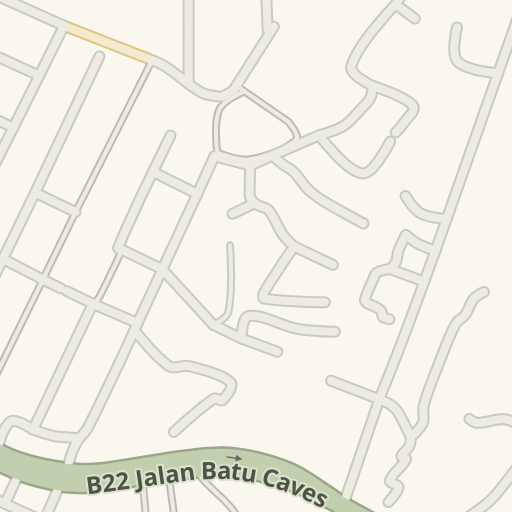 waze livemap driving directions to ksl futsal batu caves malaysia