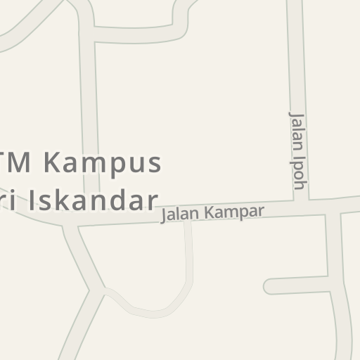 Petunjuk Arah Berkendara Ke Uitm Kampus Seri Iskandar Jalan Ipoh Lumut Seri Iskandar Waze